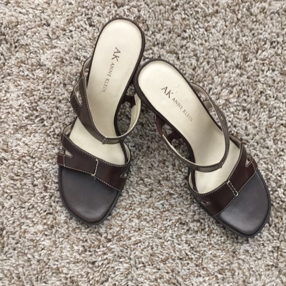 Anne Klein Brown Sandals